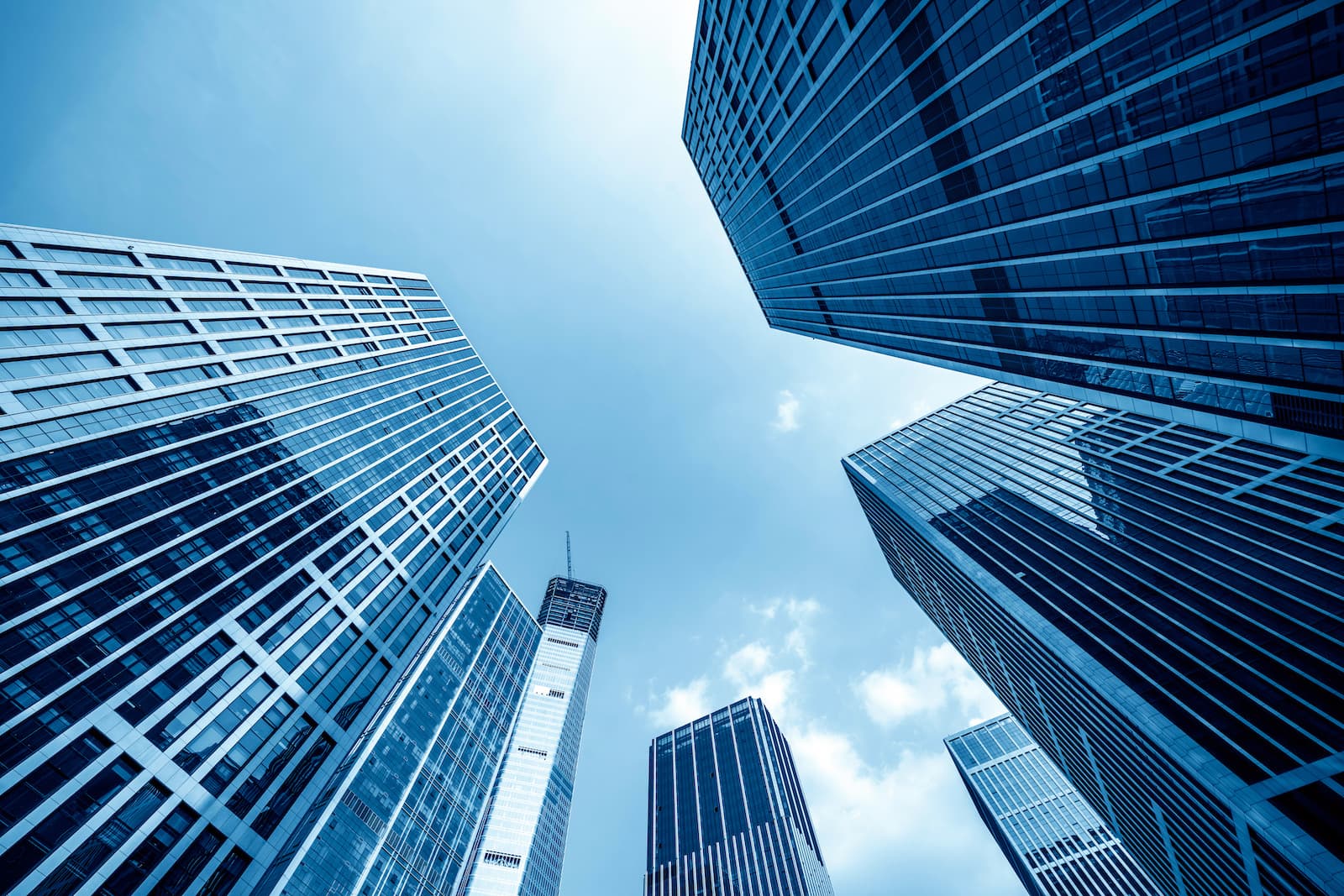 Modern office building in a big city