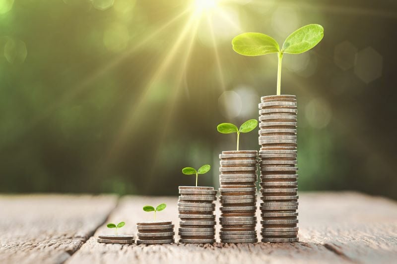 bigstock-Growing-Money-Business-Financ-412371031