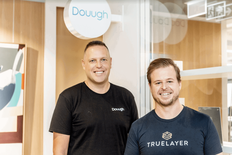 Andy Taylor of Douugh and TrueLayer's Brenton Charnley
